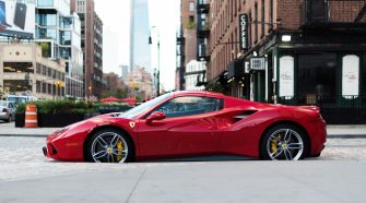 Ferrari LaFerrari 2-door coupe red